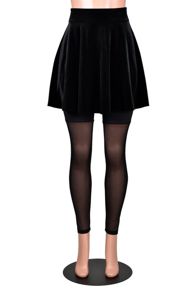 Black Mesh Leg Chaps (stretch leggings)