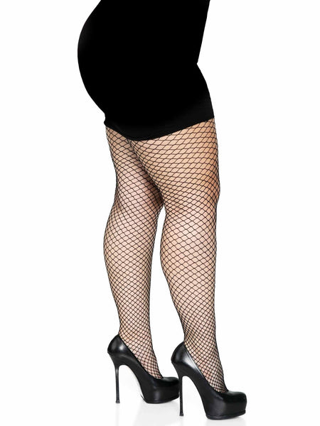 Black Spandex Industrial Fishnet Tights (made by Leg Avenue)