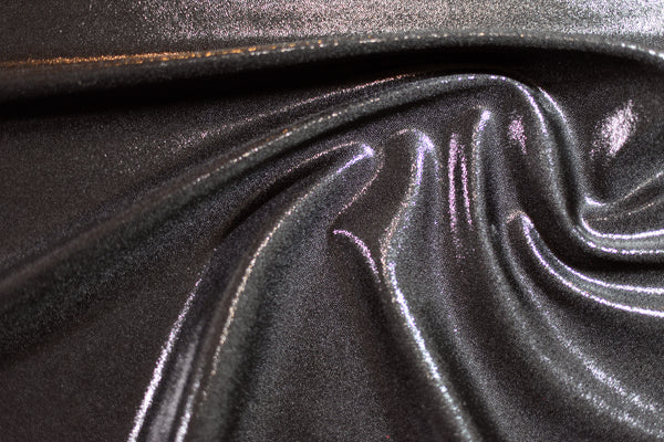 Shiny Black Metallic Mystique Leggings
